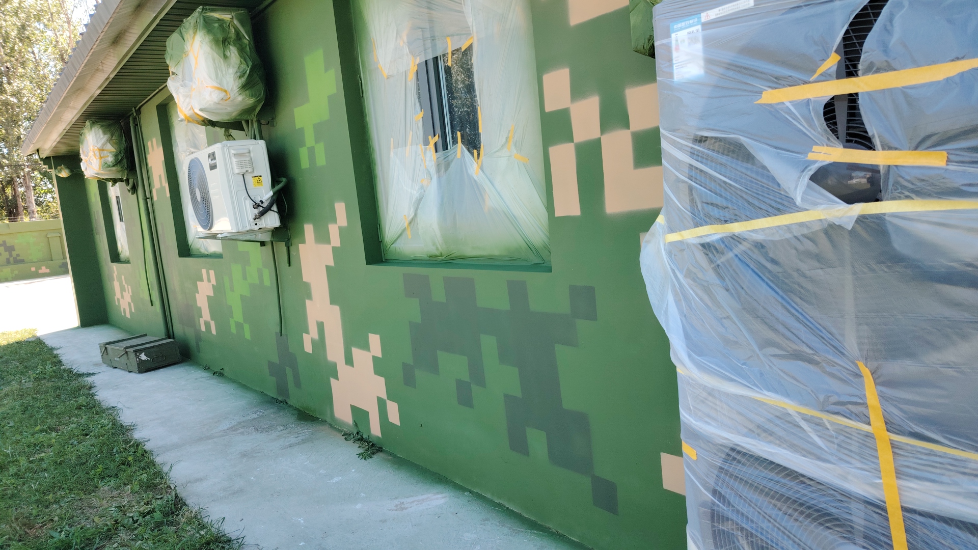 泰州外墙迷彩漆施工多少钱 伪装迷彩漆